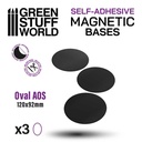 Zelfklevende magneetstickers -  Ovaal 120x92mm