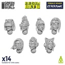 Female Heads CYBERPUNK