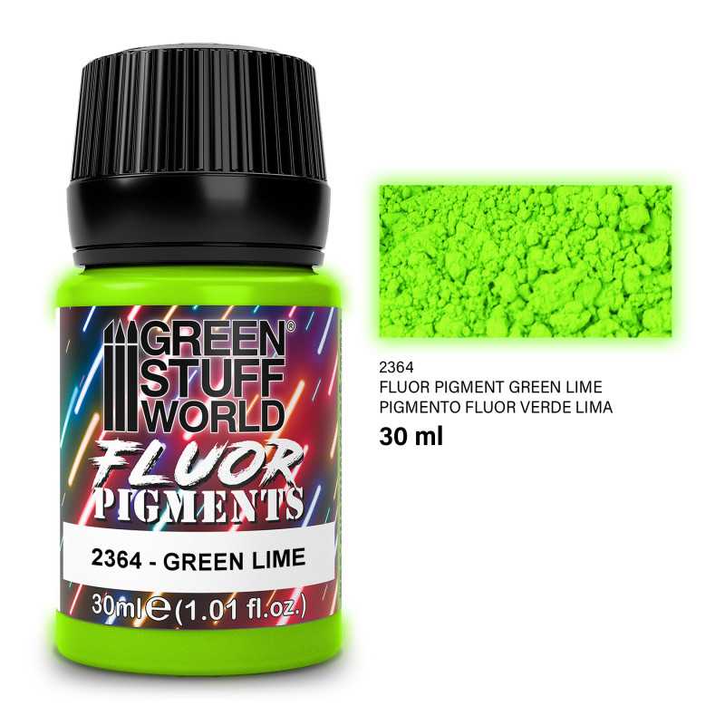 FLUOR pigments GREEN LIME - 30ml
