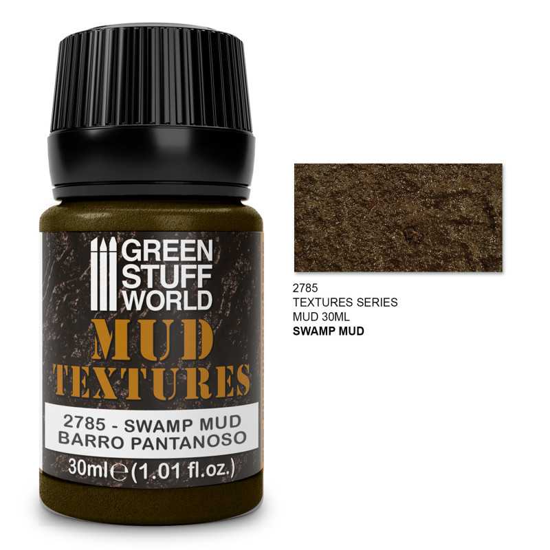 [GSW 0062] Acrylic Mud Texture  - SWAMP MUD 30ml