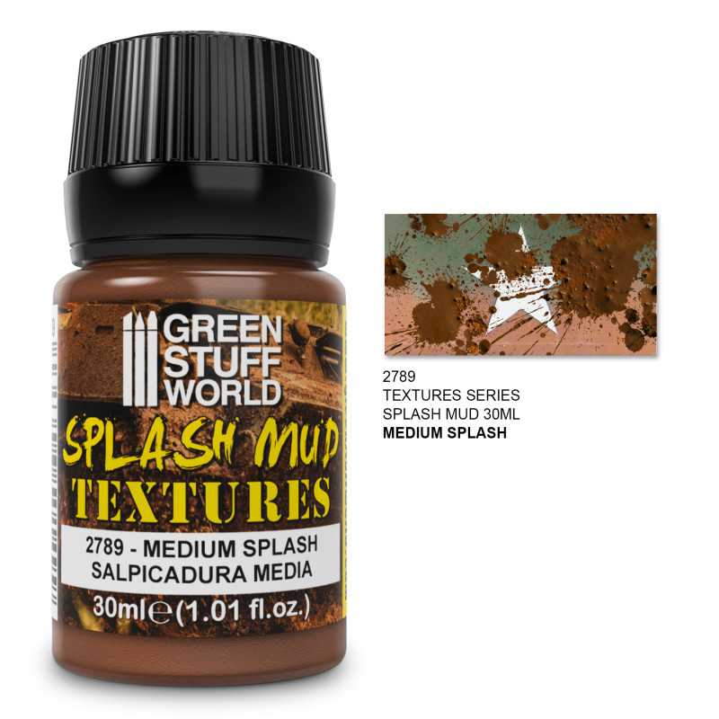 Splash Mud Texture - MEDIUM BROWN 30ml