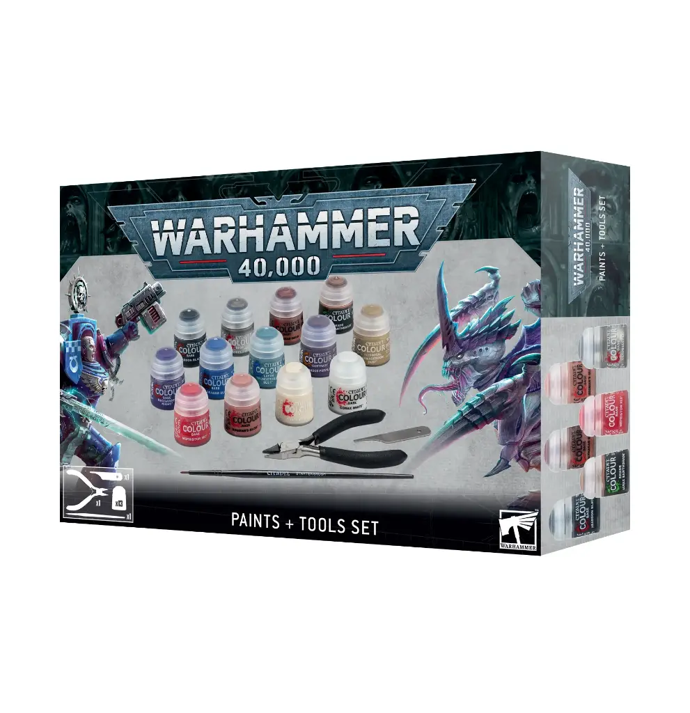 [GW000006] 40K Paints+Tools Ger/Fre/Ita/Dut/Cz/Slv