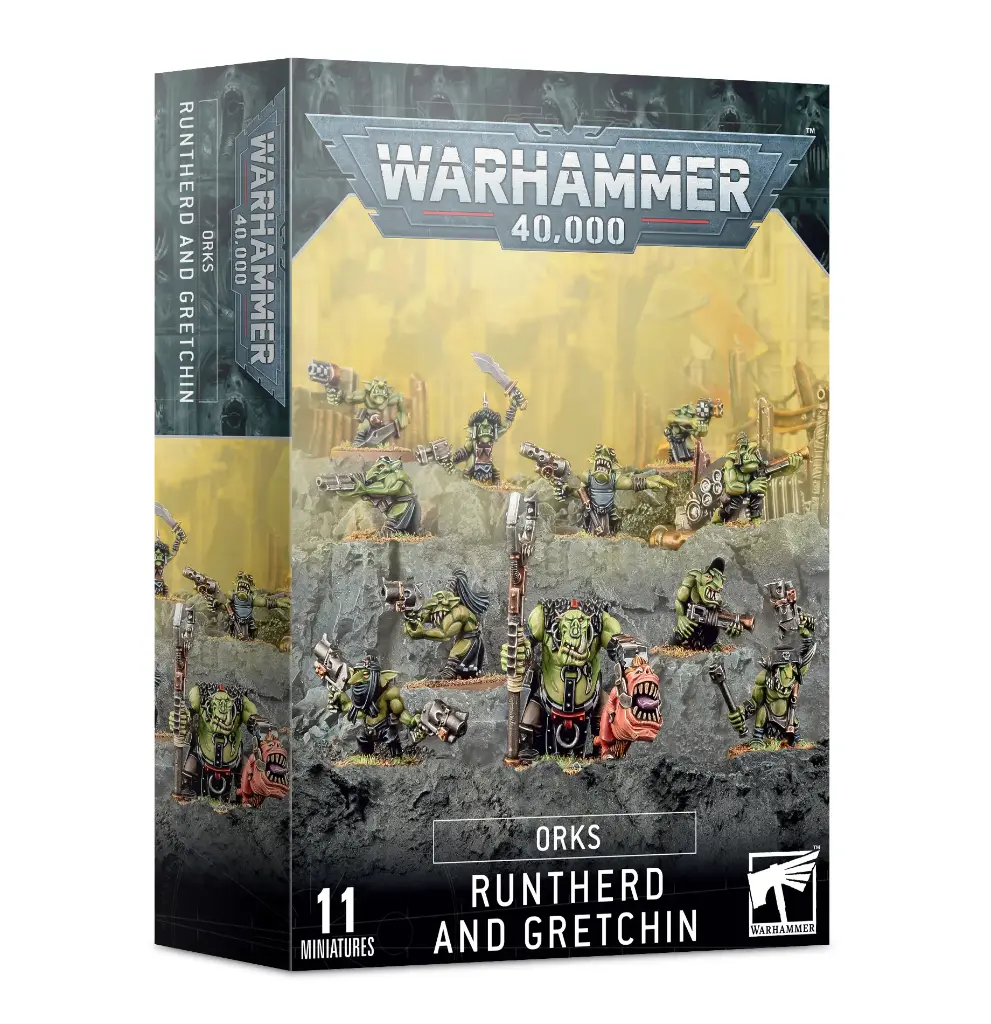 [GW000021] Orks: Runtherd And Gretchin