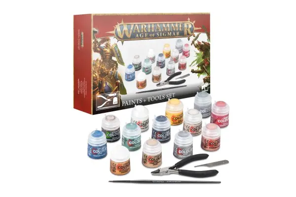 Age of Sigmar Paints + Tools