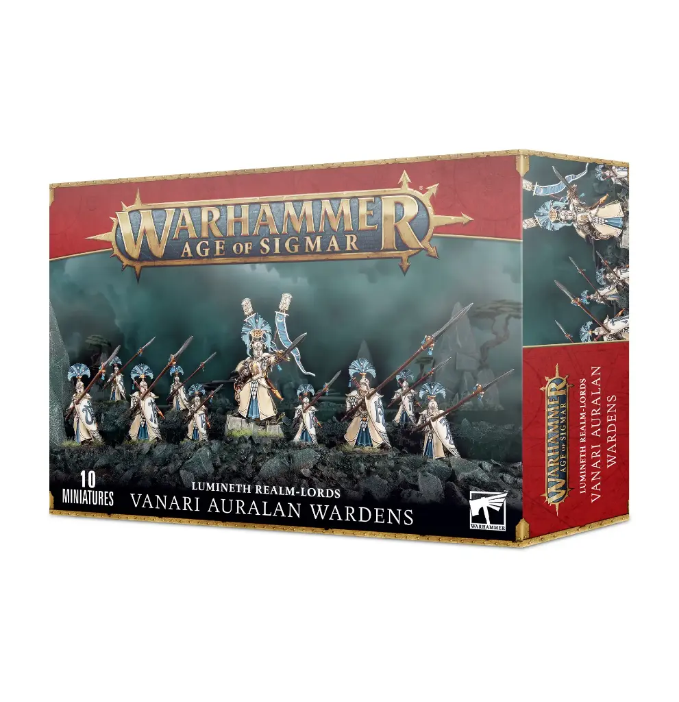Lumineth  R-L: Vanari Auralan Wardens