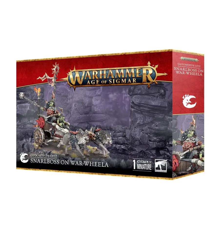 [GW000648] Gloomspite Gitz: Snarlboss On War-Wheela