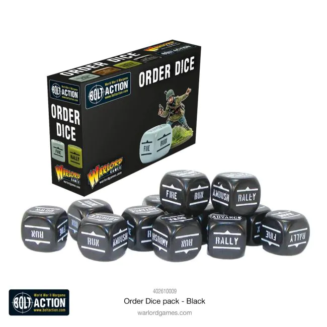 Order Dice - Zwart