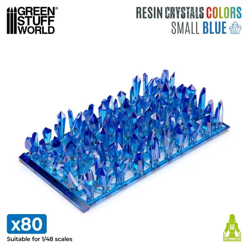 [GSW 0097] Resin BLUE Crystals (Small)