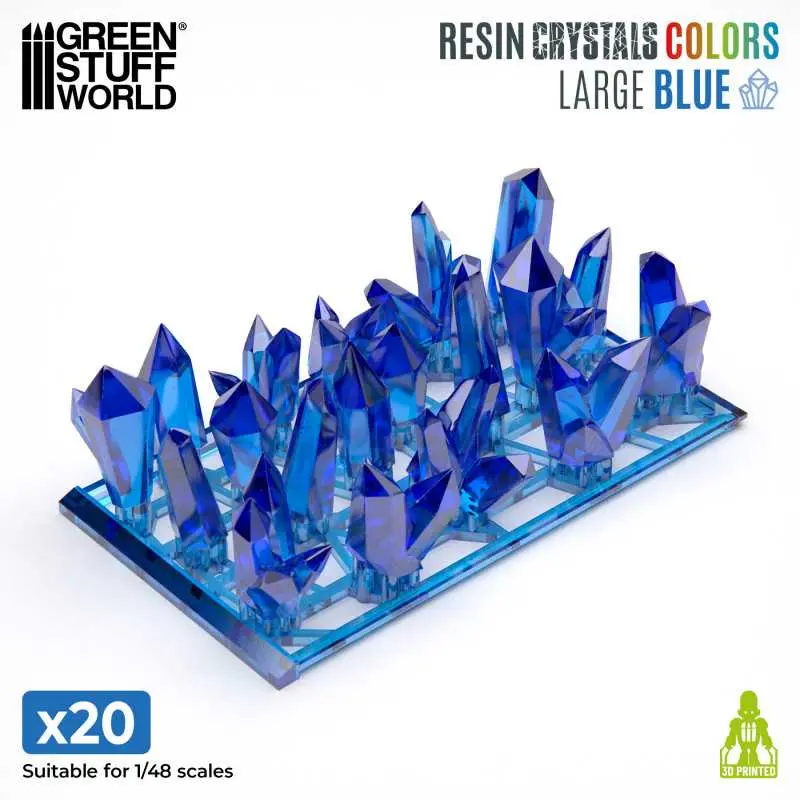 [GSW 0098] Resin BLUE Crystals(Large)