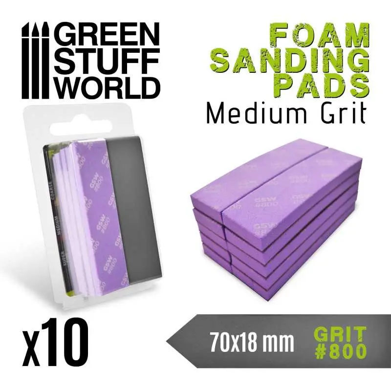 [GSW 0102] FOAM Sanding Pads - Grit #800