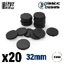 Plastic Round Base 32mm (20st)