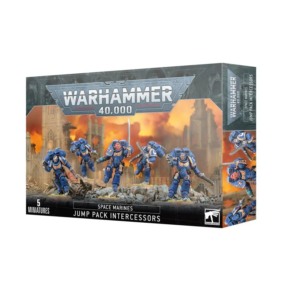[GW000683] S/M:Assault Intercessors With Jump Packs