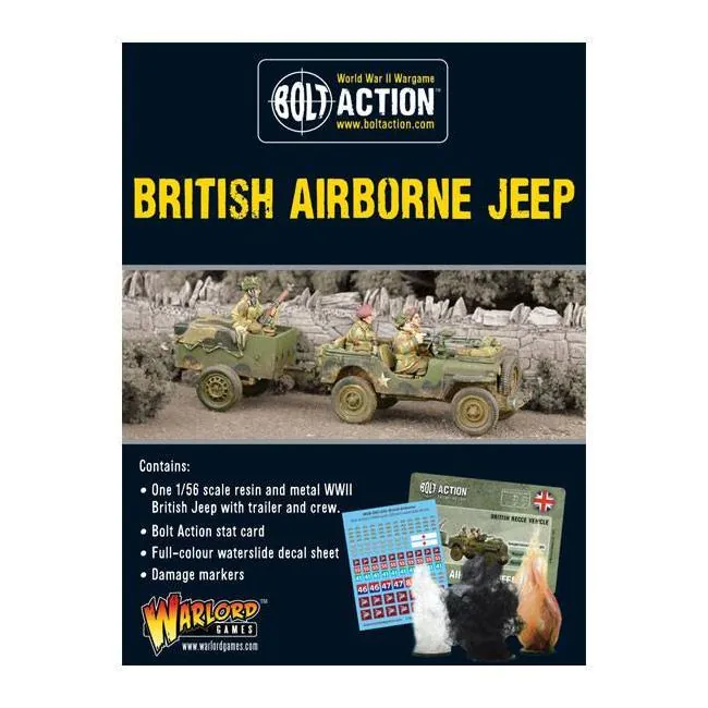 British Airborne Jeep & Trailer