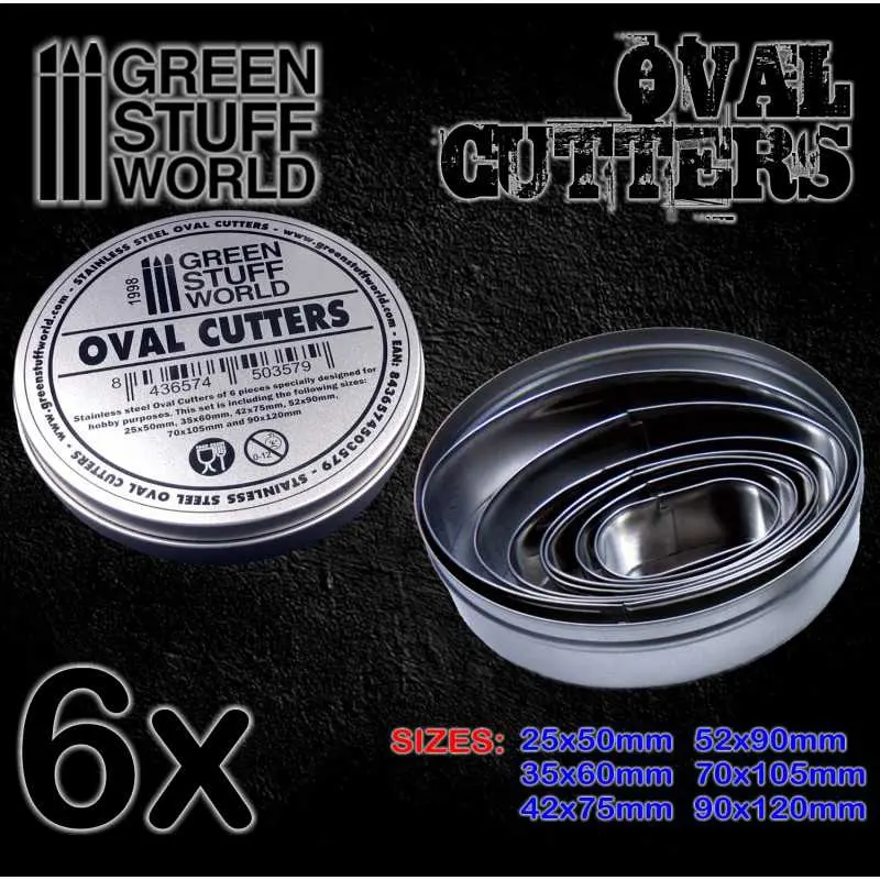 Oval cutters for bases
