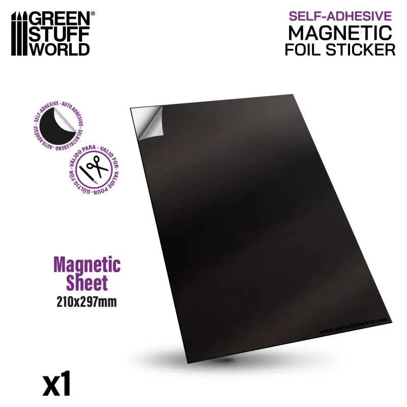Magnetic Sheet A4 0,75mm selfadhesive