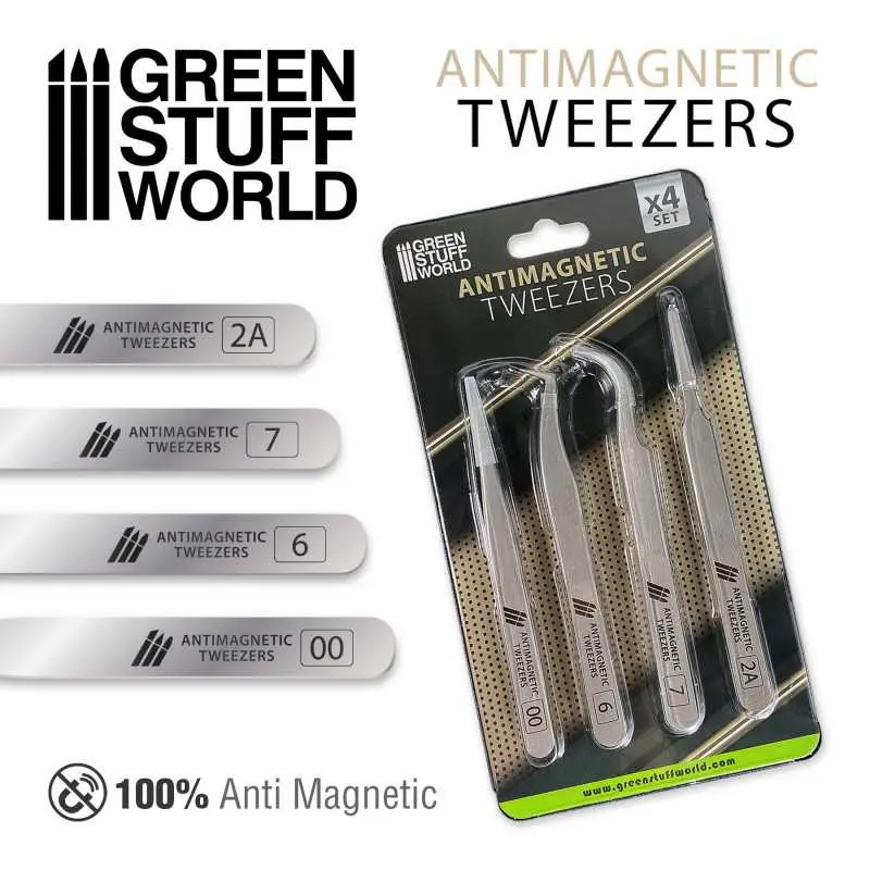 Anti Magnetic Tweezers (4 stuks)