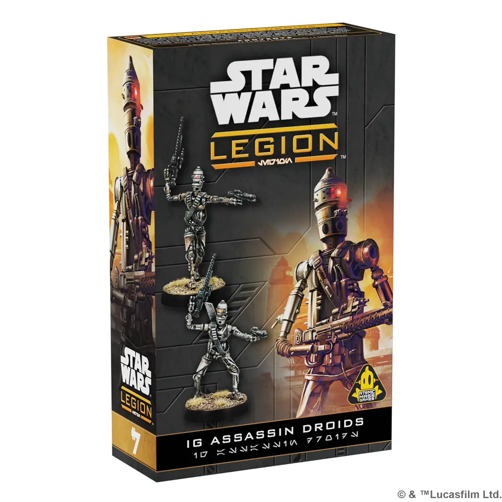 [ASMO SWQ139] Star Wars Legion Ig-Series Assassin Droids - SWQ139