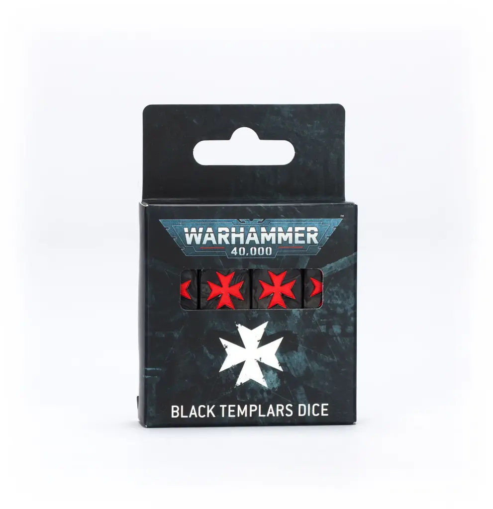 [GW000847] Warhammer 40000: Black Templars Dice