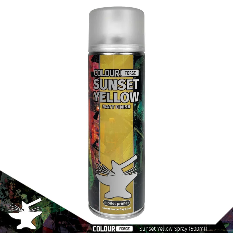 [PKPRO43] Colour Forge Spray: Sunset Yellow (500ml)