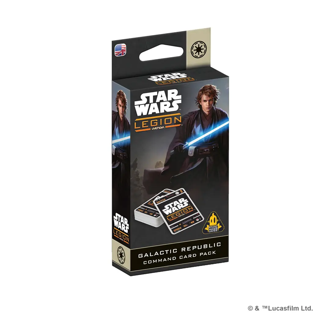 [ASMO SWQ157] Star Wars: Legion - Galactic Republic Command Card Pack - SWQ157