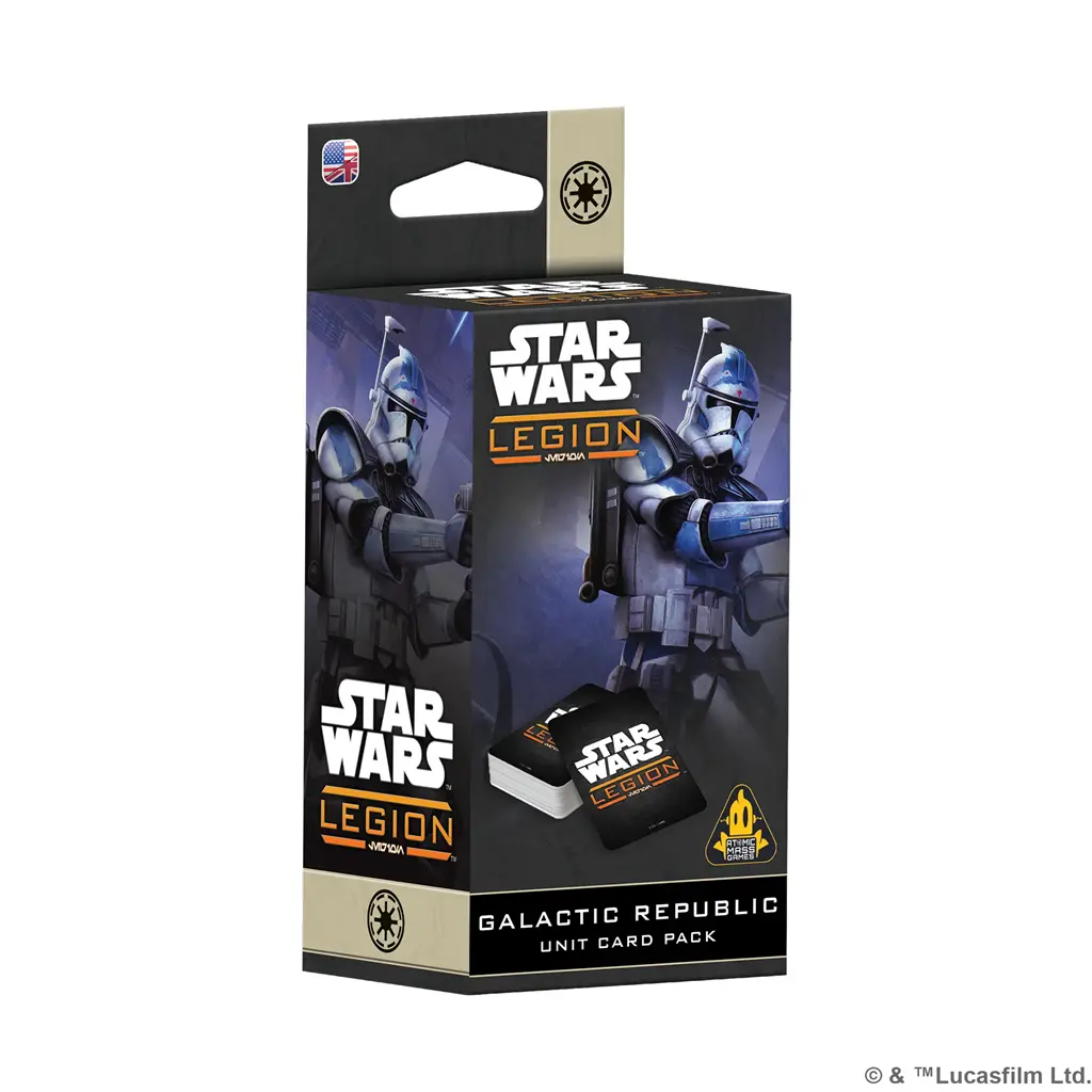 [ASMO SWQ07] Star Wars Legion Galactic Republic Card Pack - SWQ07
