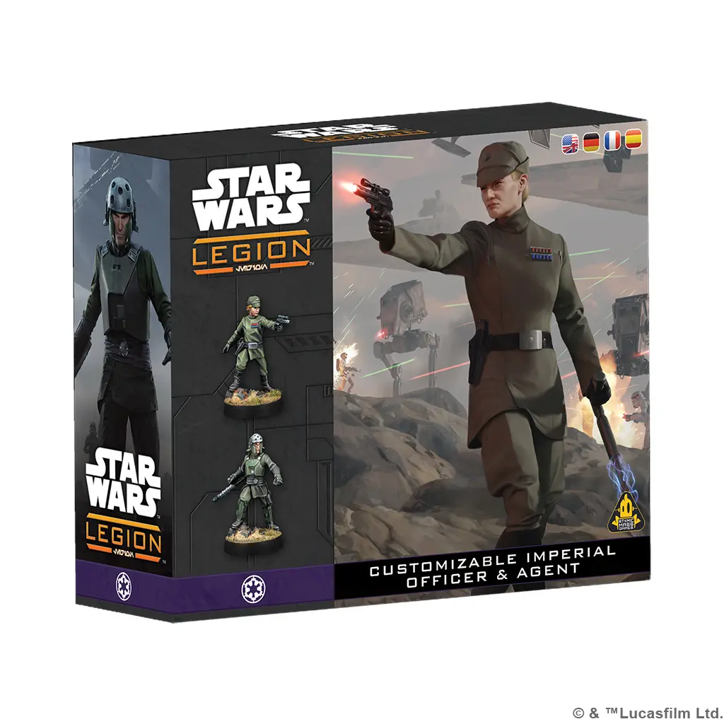 Star Wars: Legion - Custom Imperial Officer & Agent - SWQ09
