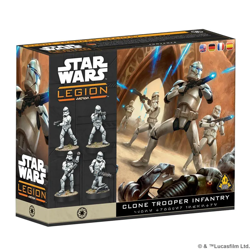 [ASMO SWQ24] Star Wars Legion Clone Trooper Infantry - SWQ24
