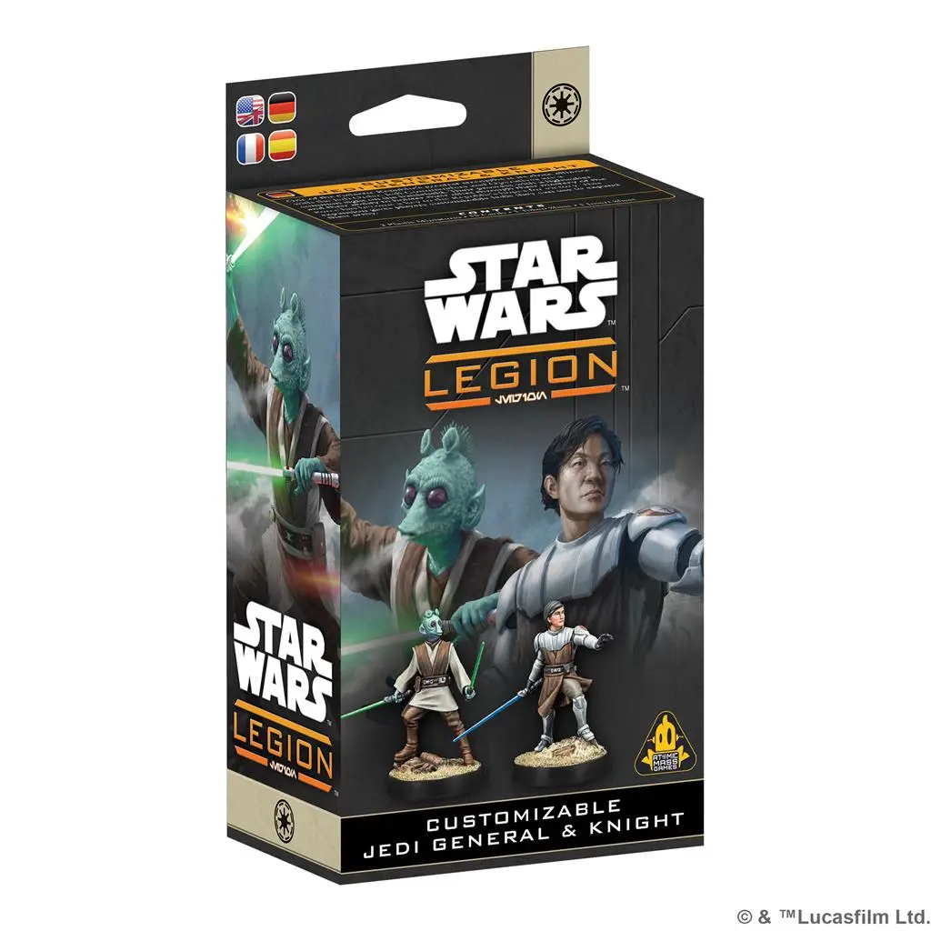 [ASMO SWQ20] Star Wars Legion Customizable Jedi General & Knight - SWQ20