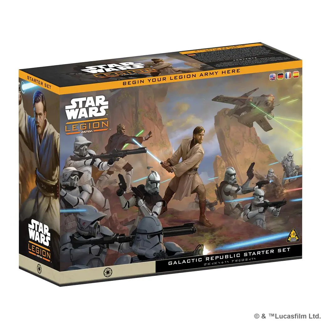 [ASMO SWQ19] Star Wars Legion Galactic Republic Starter Set - SWQ19