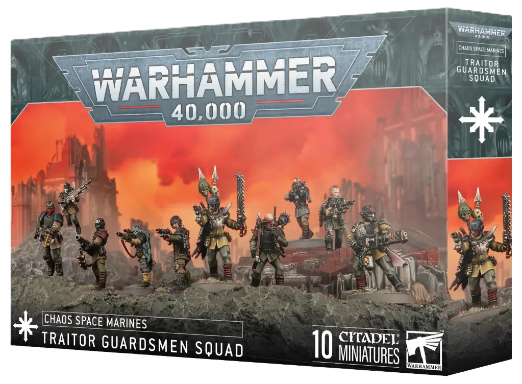 [GW000983] Chaos S/Marines: Traitor Guardsmen Squad