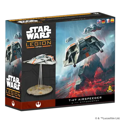 [ASMO SWQ17] Star Wars Legion T-47 Airspeeder SWQ17
