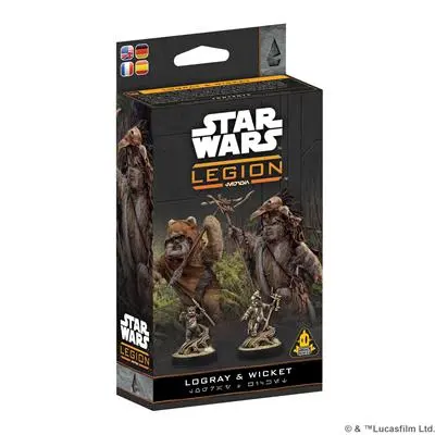 [ASMO SWQ74] Star Wars Legion Logray & Wicket - SWQ74