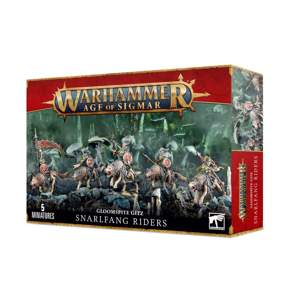 [GW001172] Gloomspite Gitz: Snarlfang Riders