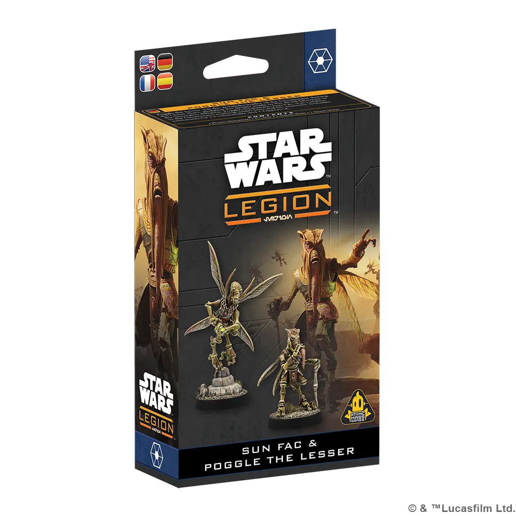 [ASMO SWQ101] Star Wars Legion Sun Fac and Poggle the Lesser