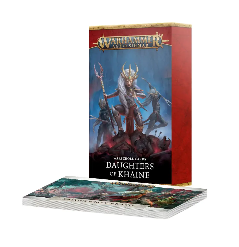 [GW001200] Warscroll Cards: Daughters Of Khaine Eng