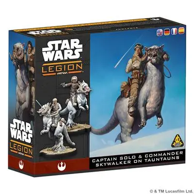 Star Wars: Legion Captain Solo & Commander Skywalker On Tauntuns - SWQ41