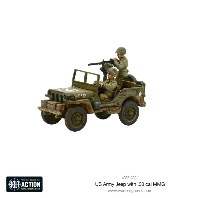 [GNS 403213001] US Army Jeep with 30 Cal MMG