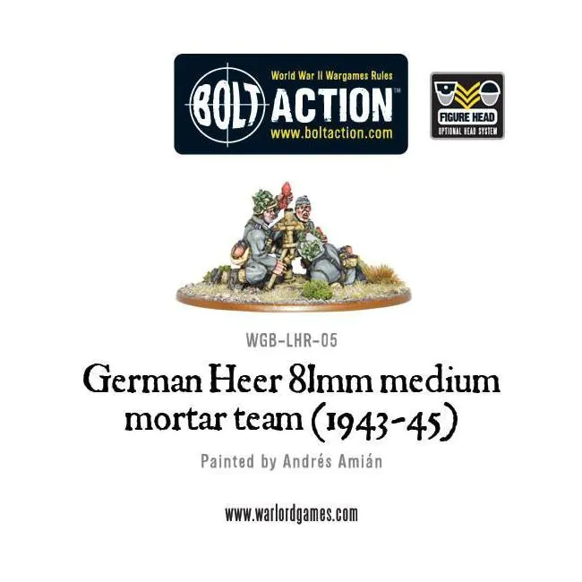 German Heer 81mm Medium Mortar
