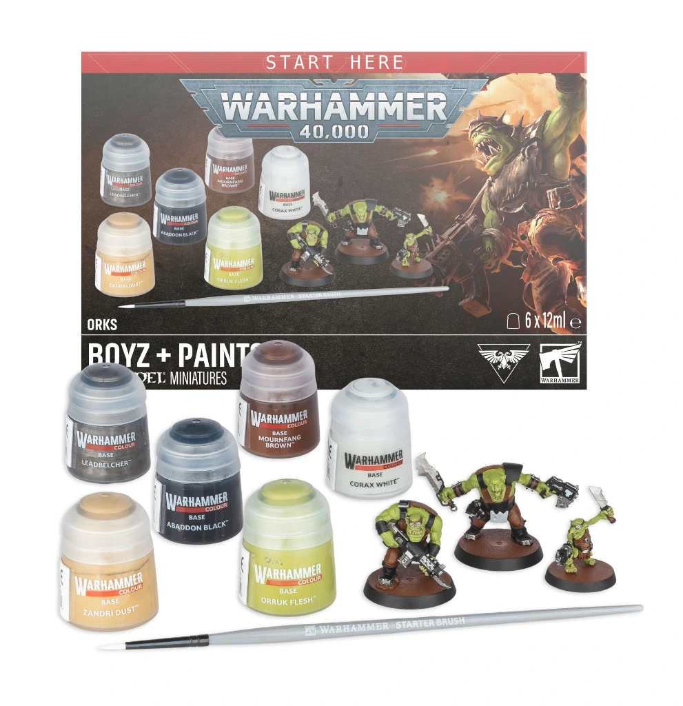[GW001346] Orks + Paints Ger/Fre/Ita/Dut/Cz/Sl