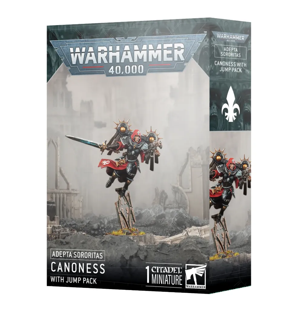 [GW001354] Adepta Sororitas: Canoness W/Jump Pack