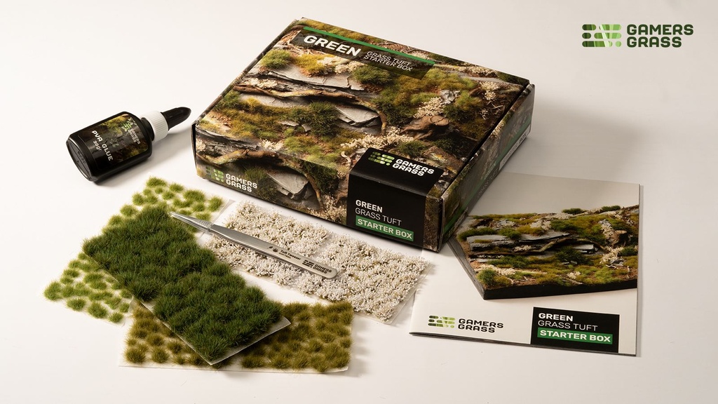 [GGSB-G] Tuft Starter Boxes - Green Grass
