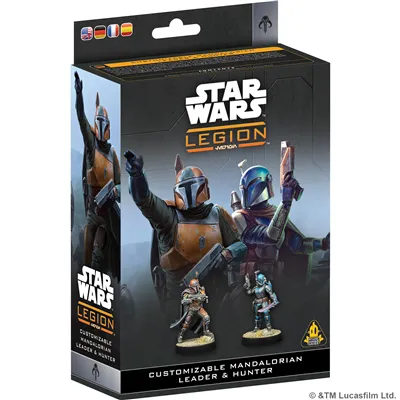 Star Wars Legion- Custom Mandalorian Leader & Hunter - SWQ152