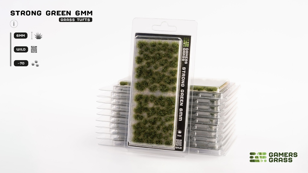 [GG6-SG] Strong Green 6mm Wild