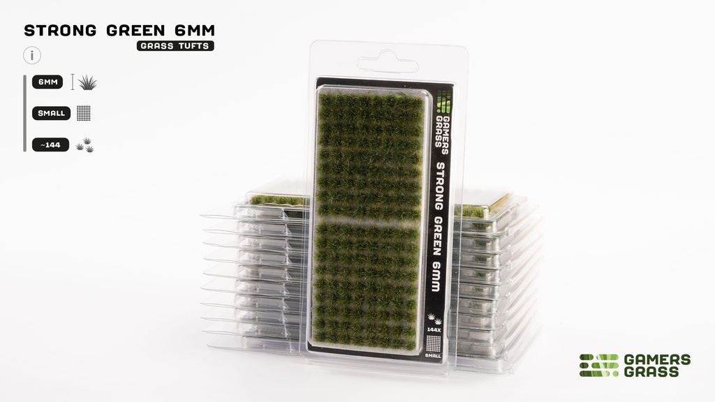 [GG6-SGs] Strong Green 6mm Small
