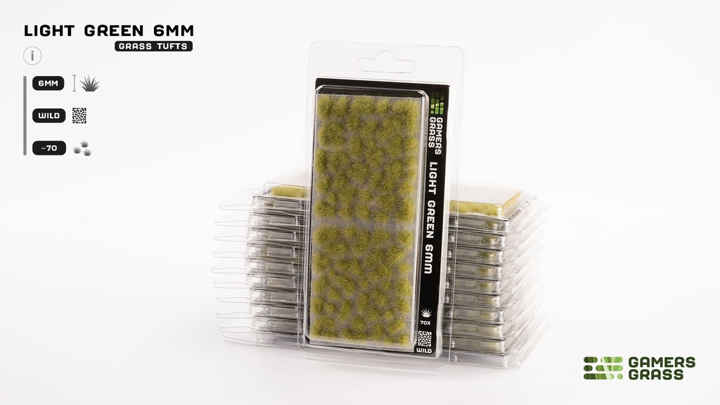 [GG6-LG] Light Green 6mm Wild