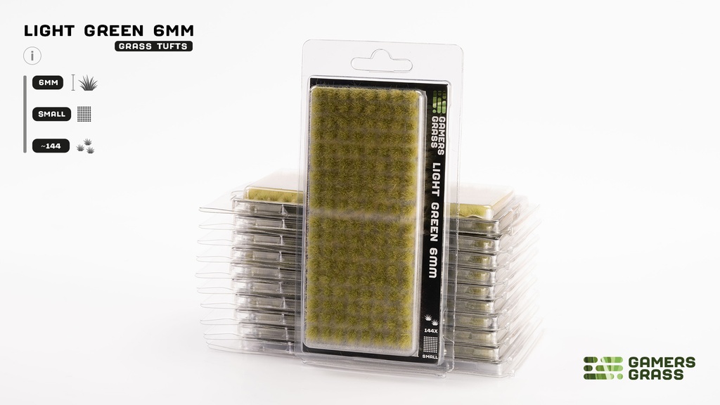 [GG6-LGs] Light Green 6mm Small
