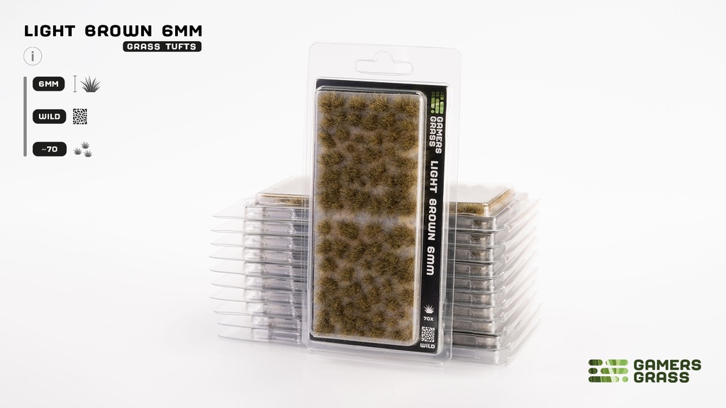 [GG6-LB] Light Brown 6mm Wild