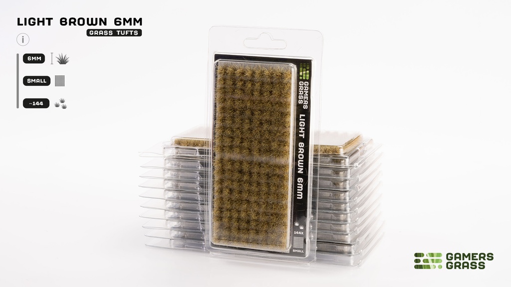 [GG6-LBs] Light Brown 6mm Small