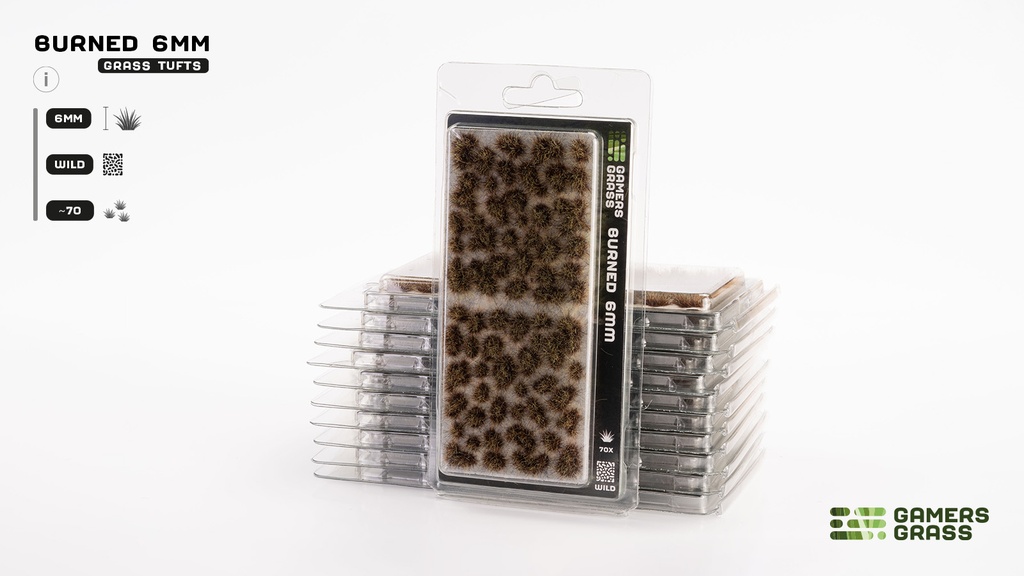 [GG6-BUR] Burned Tufts 6mm Wild