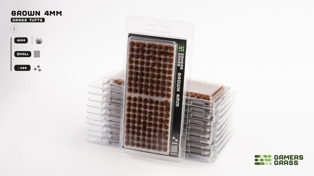 [GG4-Bs] Brown 4mm Small